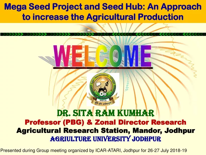 mega seed project and seed hub an approach