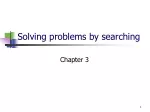 Solving problems by searching - slide 1