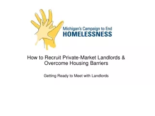 How to Recruit Private-Market Landlords &amp; Overcome Housing Barriers