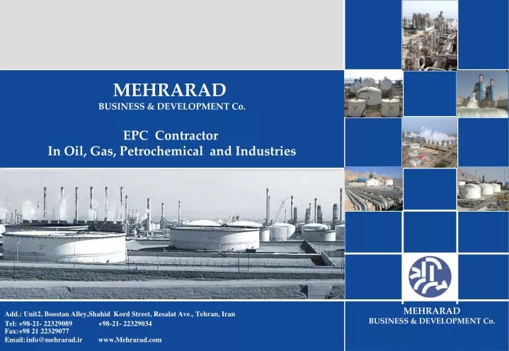 mehrarad business development co epc contractor