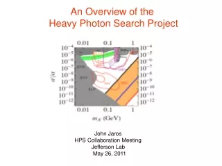 An Overview of the  Heavy Photon Search Project