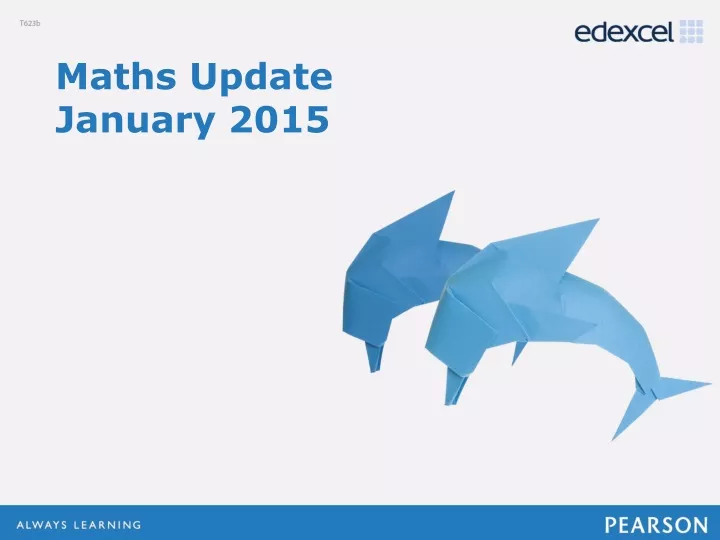 maths update january 2015