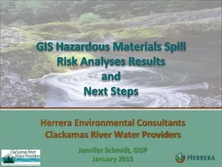 Herrera Environmental Consultants Clackamas River Water Providers