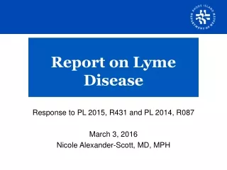Report on Lyme Disease