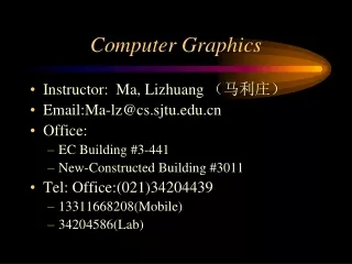 Computer Graphics