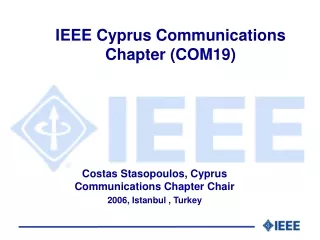 IEEE Cyprus  Communications Chapter (COM19)