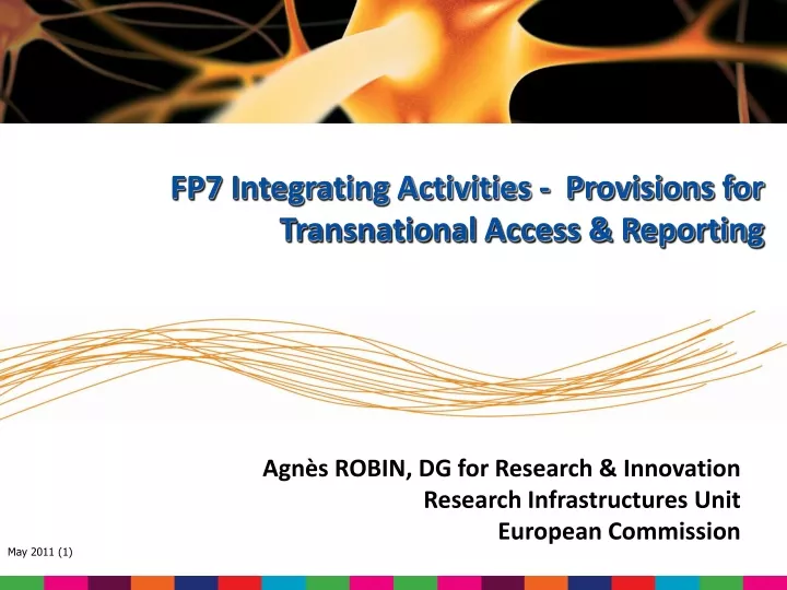 fp7 integrating activities provisions