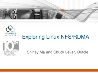 Exploring Linux NFS/RDMA