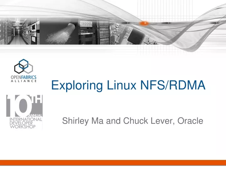 exploring linux nfs rdma