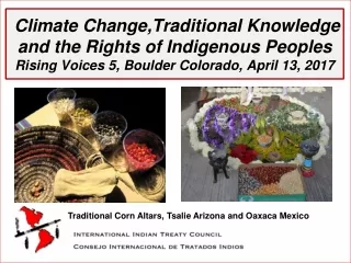 Climate  Change,Traditional  Knowledge and the Rights of Indigenous Peoples