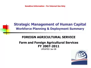 Strategic Management of Human Capital Workforce Planning &amp; Deployment Summary