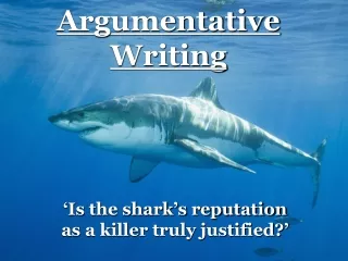 ‘Is the shark’s reputation as a killer truly justified?’