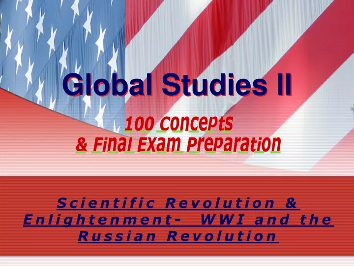 global studies ii