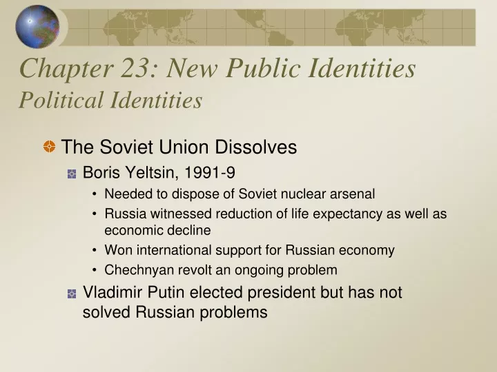 chapter 23 new public identities political identities