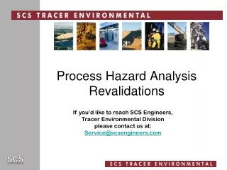 Process Hazard Analysis Revalidations