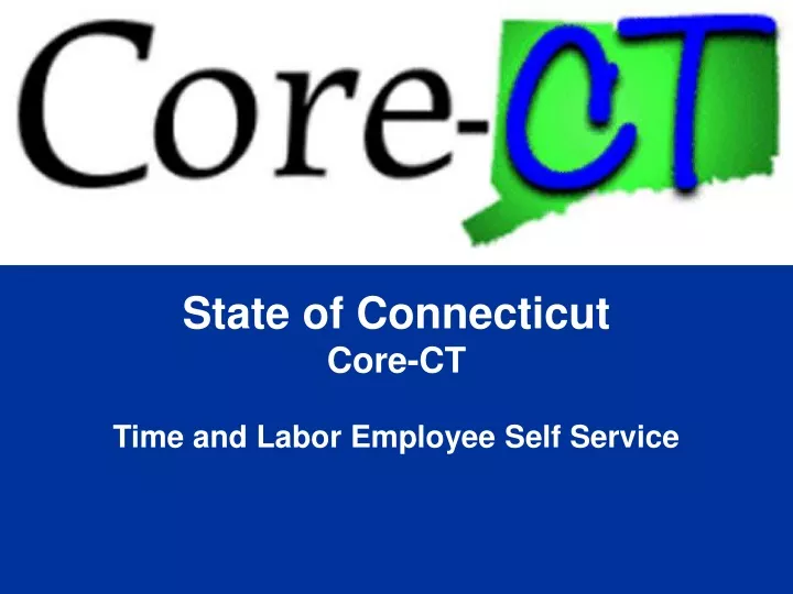state of connecticut core ct time and labor