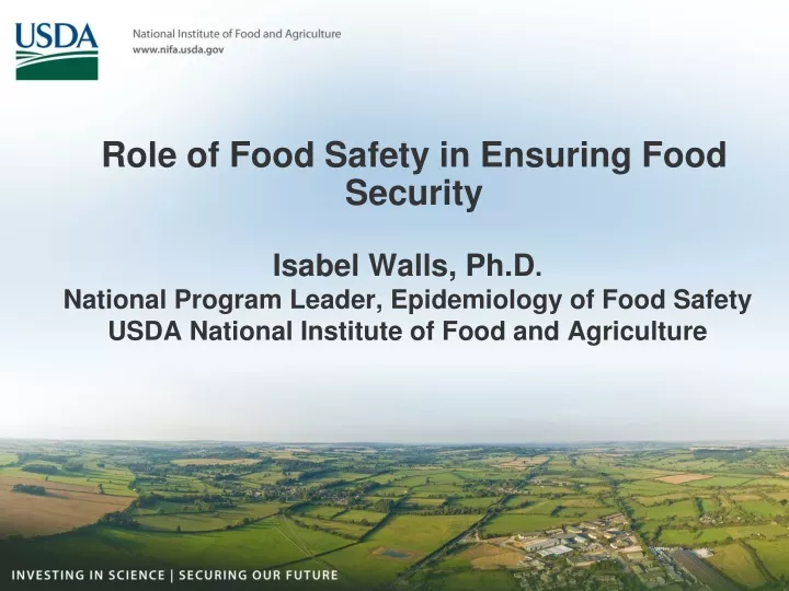 role of food safety in ensuring food security
