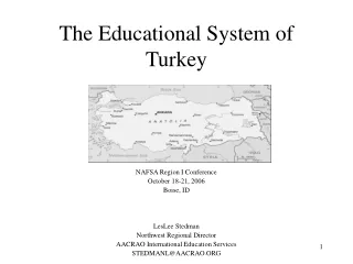 The Educational System of Turkey