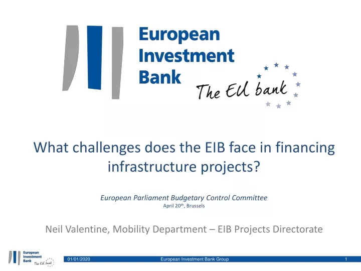 what challenges does the eib face in financing