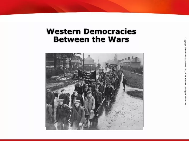 western democracies between the wars