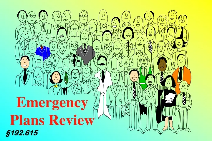 emergency plans review