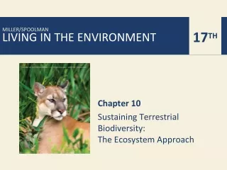 Chapter 10 Sustaining Terrestrial Biodiversity:  The Ecosystem Approach