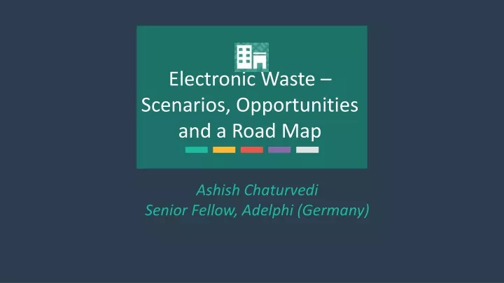 electronic waste scenarios opportunities