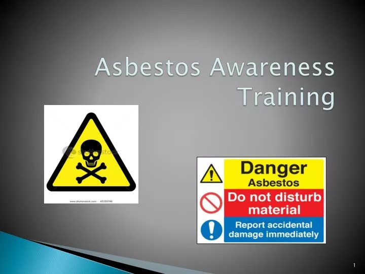 asbestos awareness training
