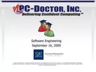 Software Engineering September 16, 2009