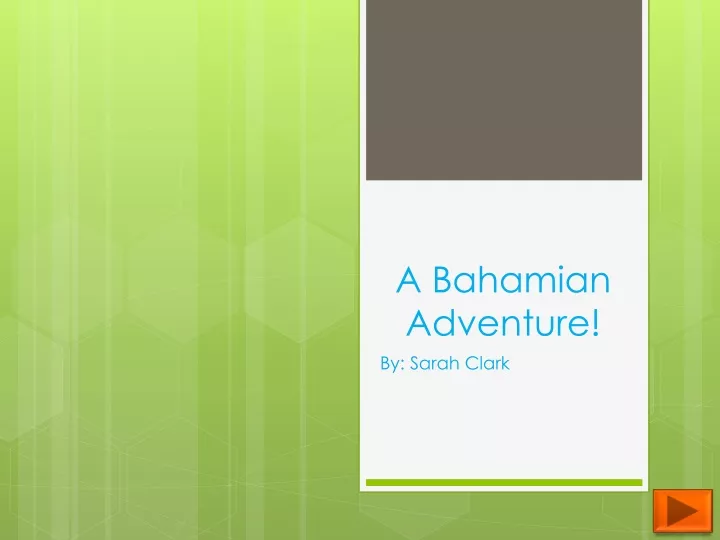 a bahamian adventure