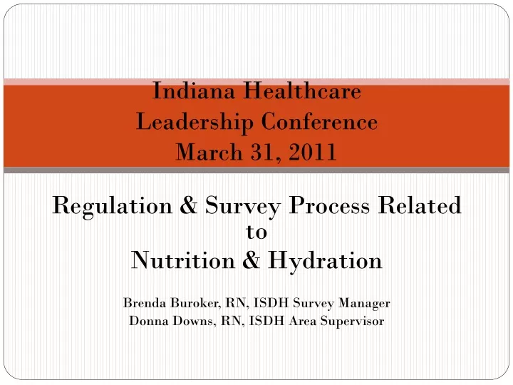 indiana healthcare leadership conference march 31 2011