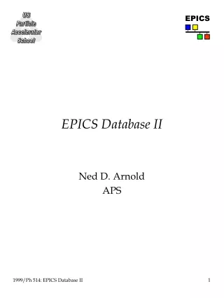 EPICS Database II