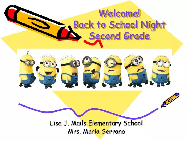 welcome back to school night second grade