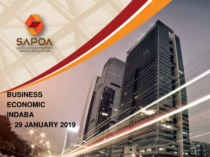 business economic indaba 29 january 2019