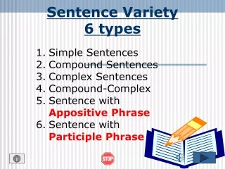 Sentence Variety 6 types