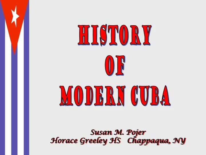 history of modern cuba