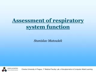 Assessment of respiratory system function