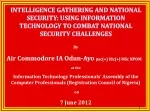 Intelligence Gathering and National Security: Utilizing IT to Combat Security Challenges - slide 1