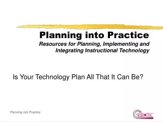 Is Your Technology Plan All That It Can Be?