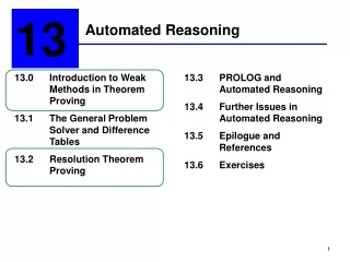 Automated Reasoning