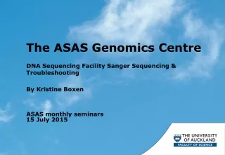 The ASAS Genomics Centre
