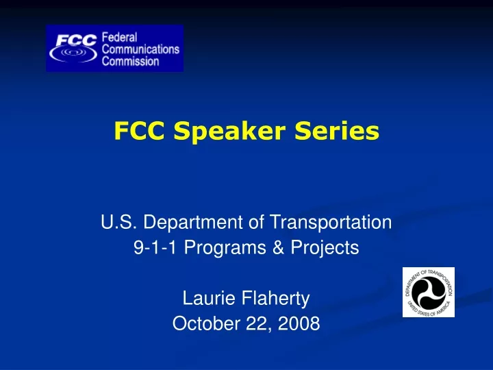 fcc speaker series