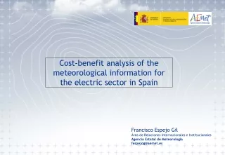 Cost-benefit analysis of the meteorological information for the electric sector in Spain