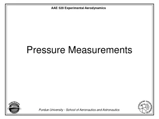 Pressure Measurements