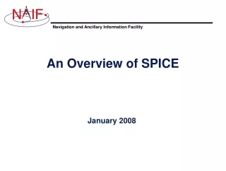 An Overview of SPICE