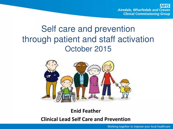 self care and prevention through patient