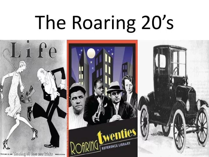 the roaring 20 s