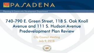 City Council Meeting July 9, 2018