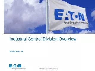 Industrial Control Division Overview