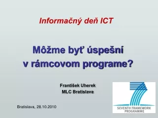 Informačný deň ICT
